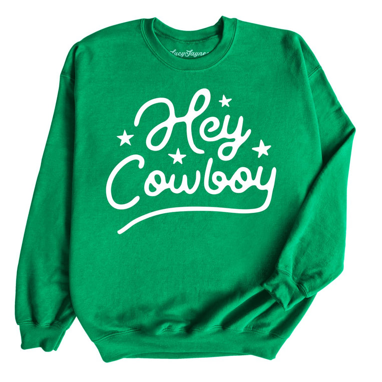 Hey Cowboy - Irish Green - Full Front
