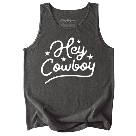Hey Cowboy Comfort Colors Tank Top