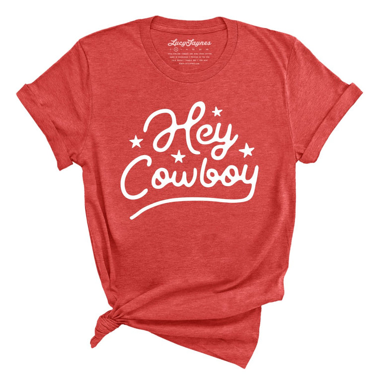 Hey Cowboy - Heather Red - Full Front