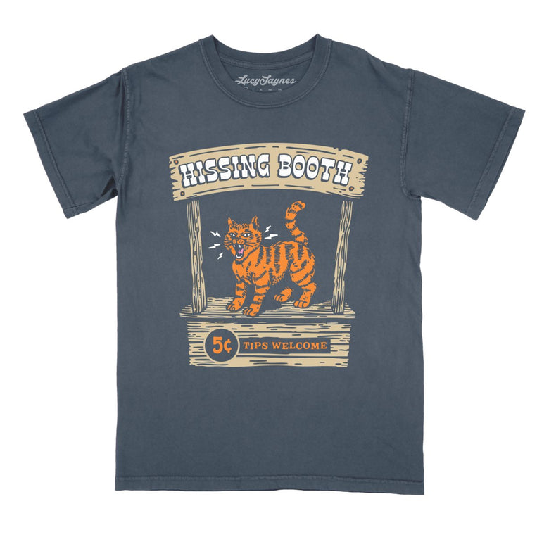 Hissing Booth - Denim - Comfort Colors Tee
