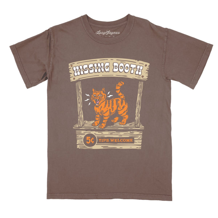 Hissing Booth - Espresso - Comfort Colors Tee