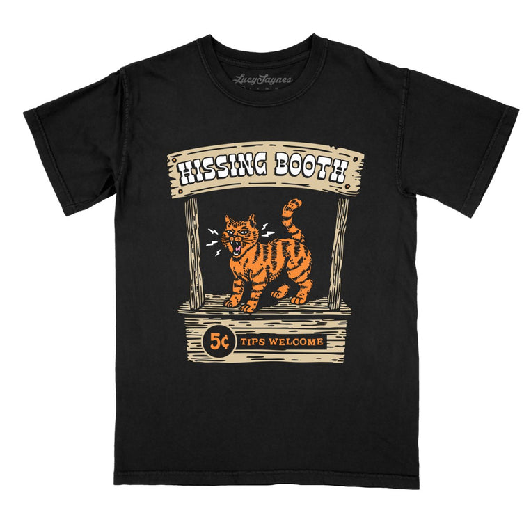 Hissing Booth - Black - Comfort Colors Tee