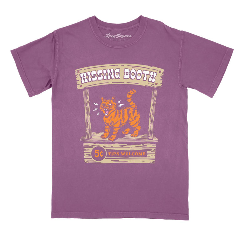 Hissing Booth - Berry - Comfort Colors Tee
