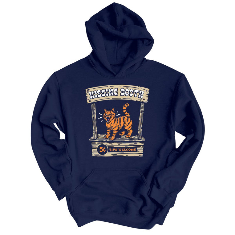 Hissing Booth - Navy - Unisex Hoodie