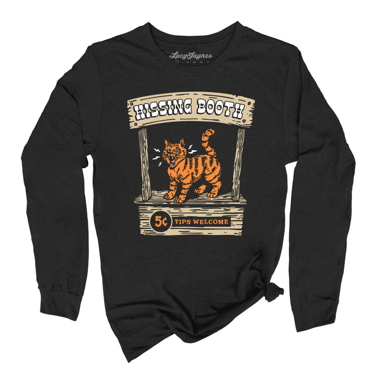 Hissing Booth - Black - Unisex Long Sleeve T-Shirt