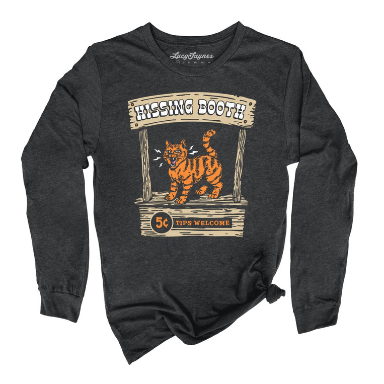 Hissing Booth - Dark Grey Heather - Unisex Long Sleeve T-Shirt