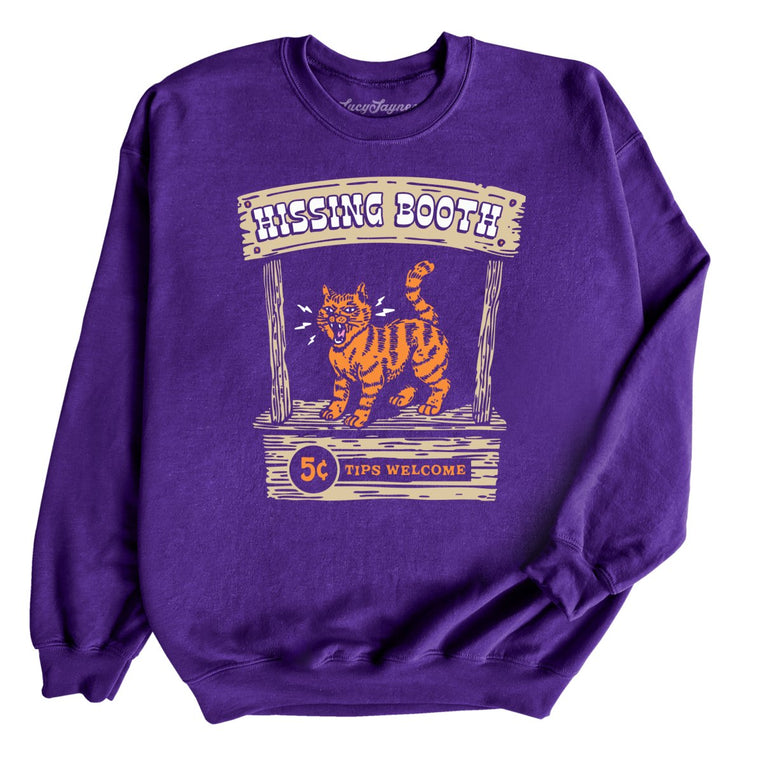 Hissing Booth - Purple - Unisex Sweatshirt