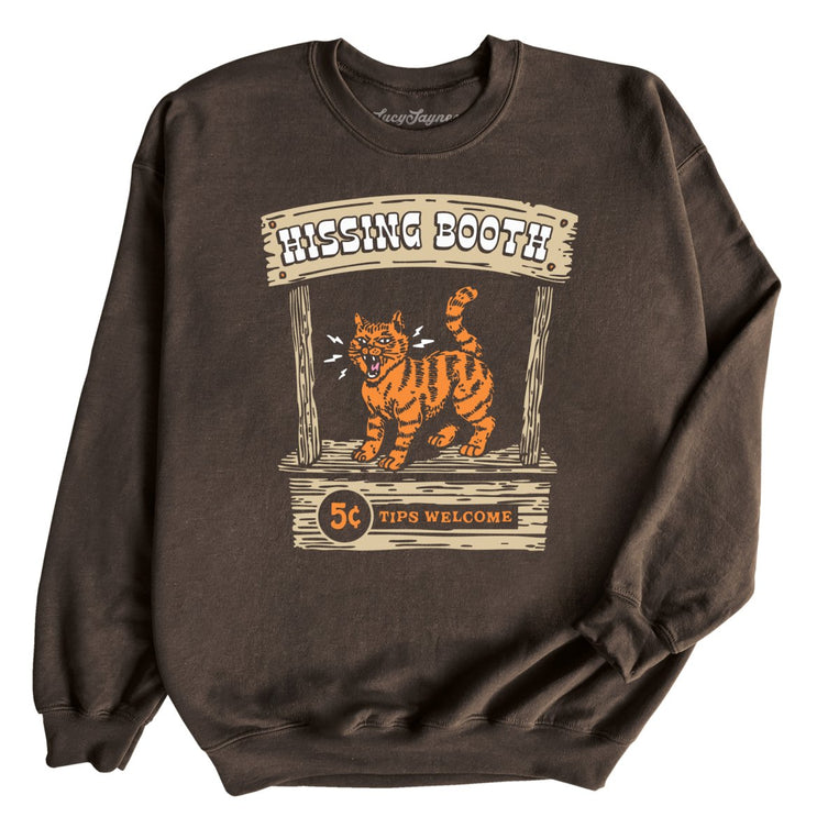Hissing Booth - Dark Chocolate - Unisex Sweatshirt