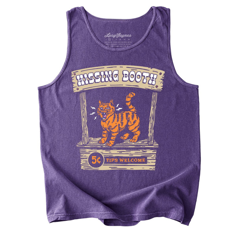 Hissing Booth Comfort Colors Graphic Tank Top - Grape