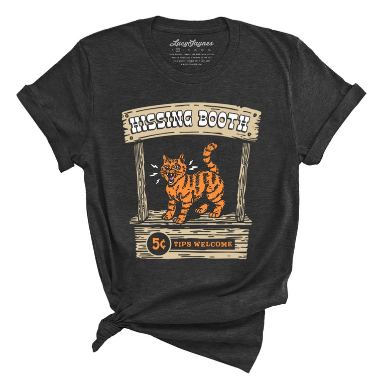 Hissing Booth - Dark Grey Heather - Unisex T-Shirt