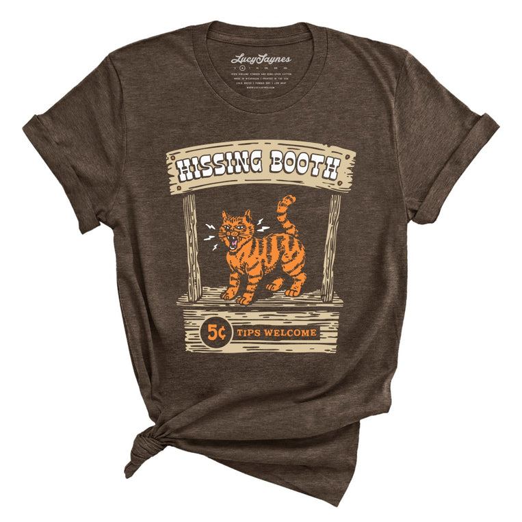 Hissing Booth - Heather Brown - Unisex T-Shirt