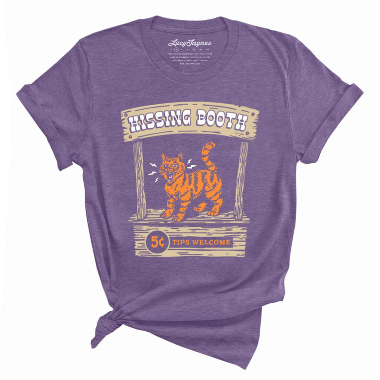 Hissing Booth - Heather Purple - Unisex T-Shirt