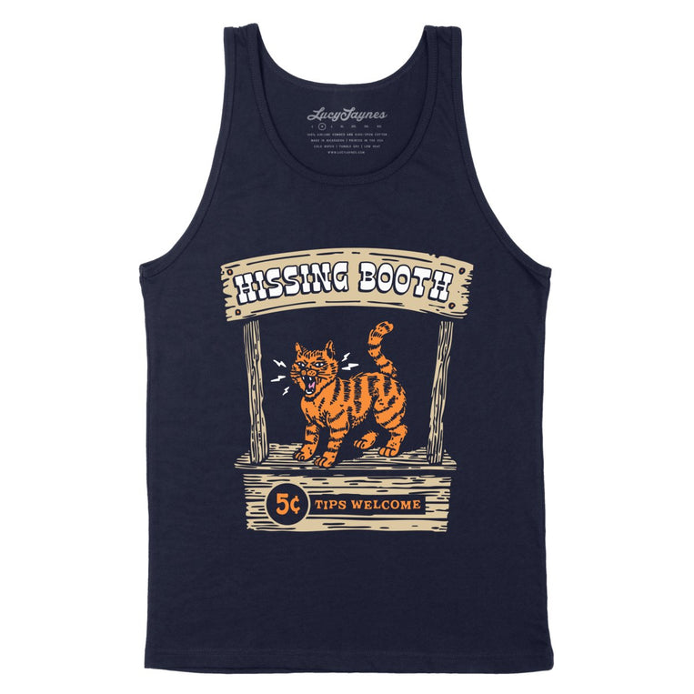 Hissing Booth - Navy - Unisex Tank Top