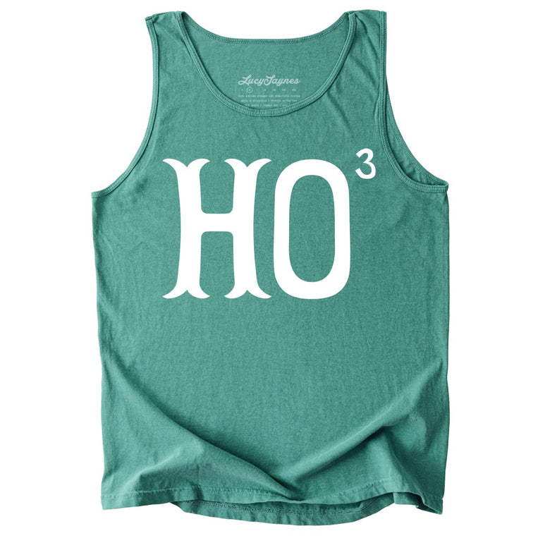 Ho to the Third Comfort Colors Graphic Tank Top - Light Green