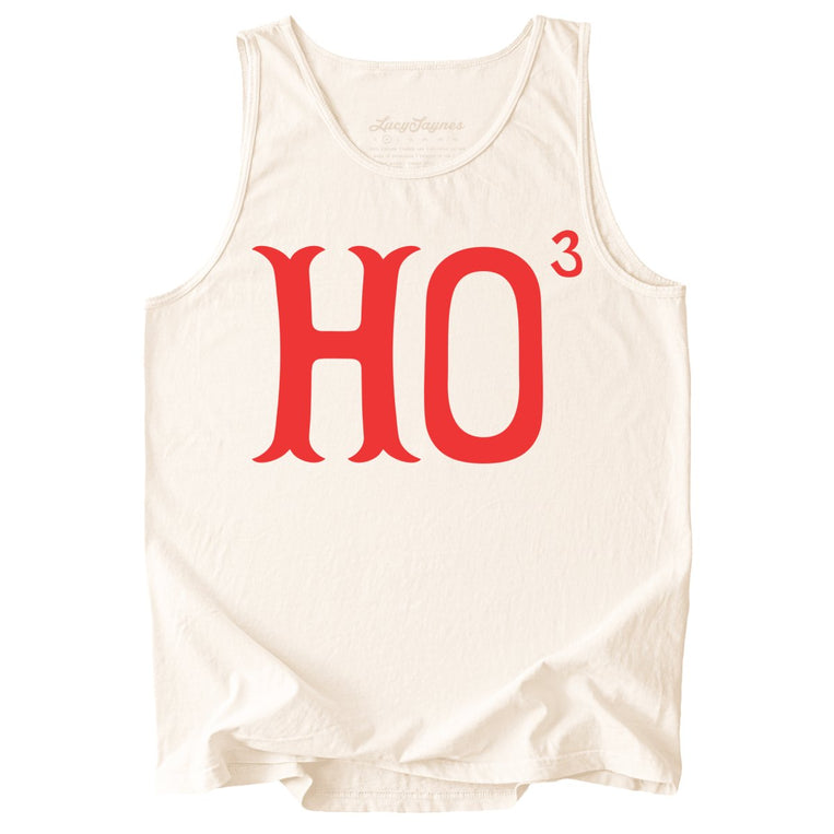 Ho to the Third Comfort Colors Graphic Tank Top - Ivory