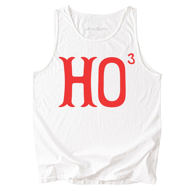 Ho to the Third Comfort Colors Graphic Tank Top - White