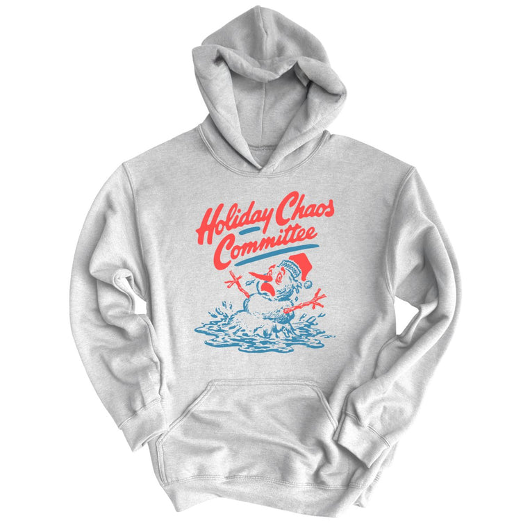 Holiday Chaos Committee - Ash - Unisex Hoodie