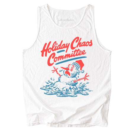 Holiday Chaos Committee Comfort Colors Tank Top