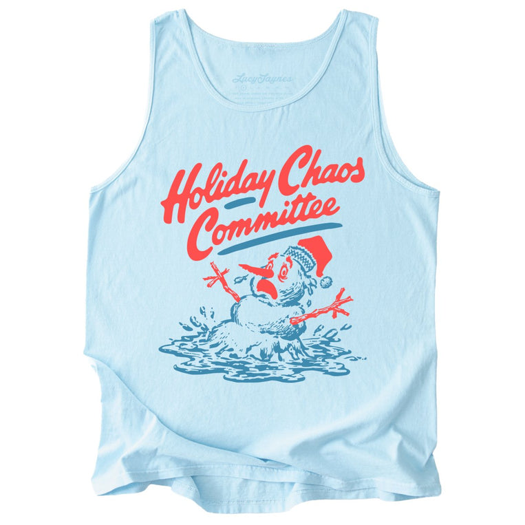 Holiday Chaos Committee - Chambray - Tank Top