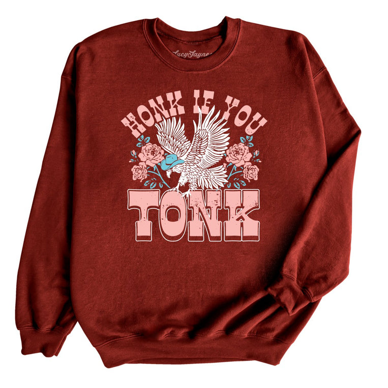 Honk if You Tonk - Garnet - Full Front