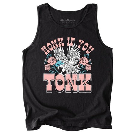 Honk if You Tonk Comfort Colors Tank Top