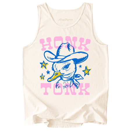 Honk Tonk Comfort Colors Tank Top