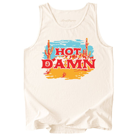 Hot Damn Comfort Colors Tank Top