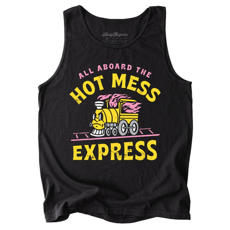 Hot Mess Express Comfort Colors Tank Top