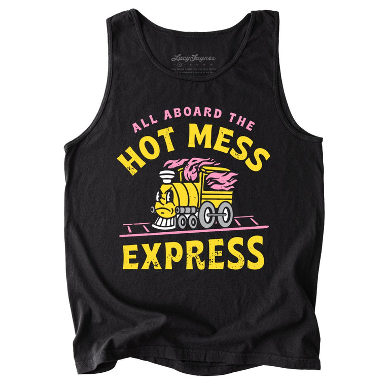Hot Mess Express Comfort Colors Graphic Tank Top