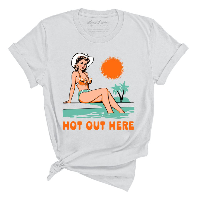 Hot Out Here - Silver - Unisex T-Shirt