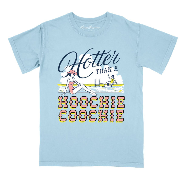 Hotter Than a Hoochie Coochie - Chambray - Full Front