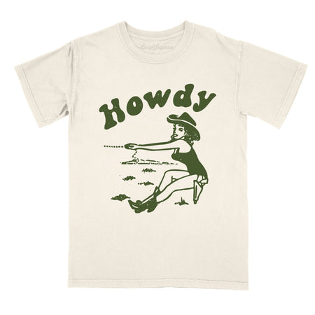 Howdy Cowgirl Comfort Colors Tee