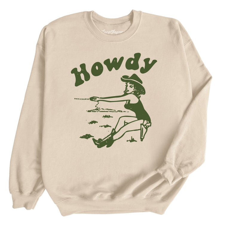 Howdy Cowgirl - Sand - Full Front