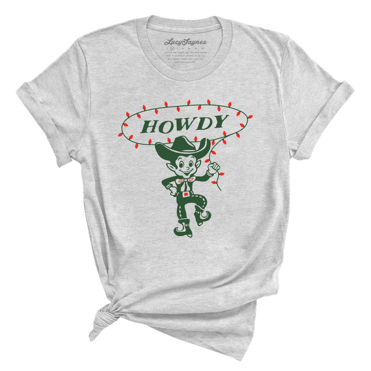 Howdy Elf - Athletic Heather - Full Front
