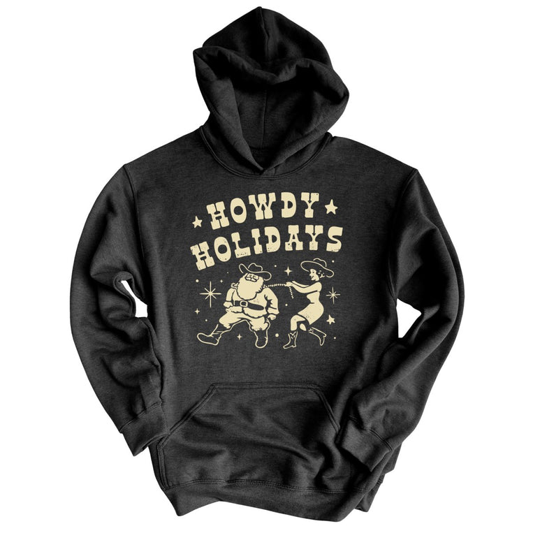 Howdy Holidays - Charcoal Heather - Full Front