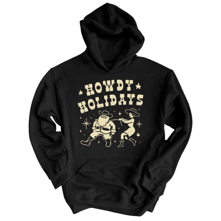 Howdy Holidays - Black - Front