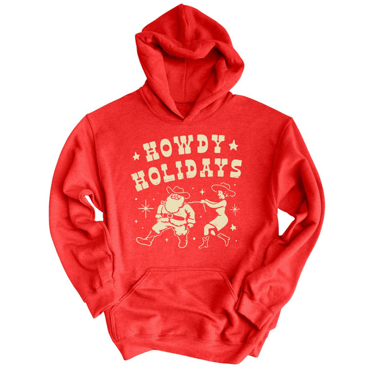 Howdy Holidays - Red - Front