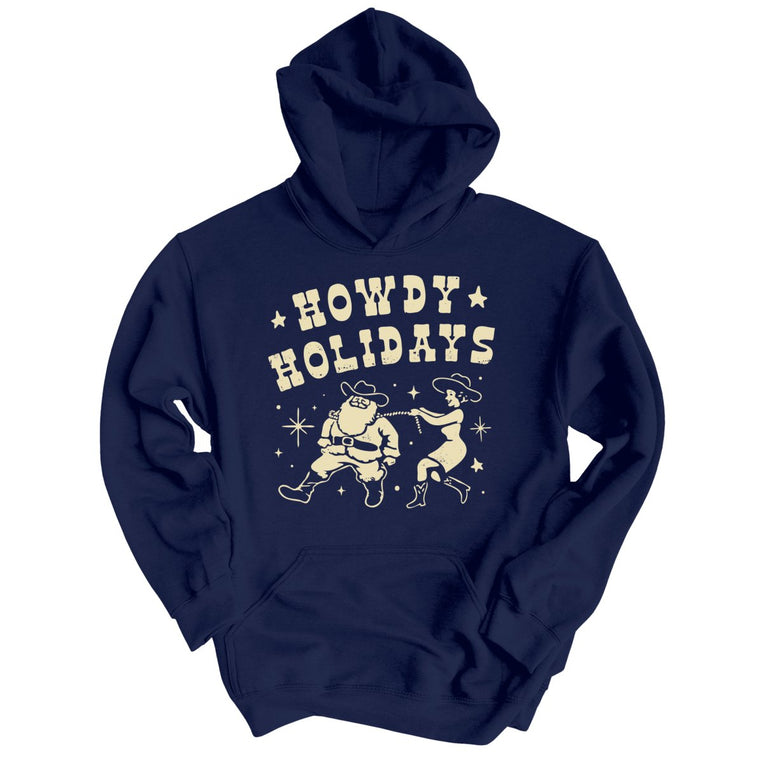 Howdy Holidays - Navy - Front