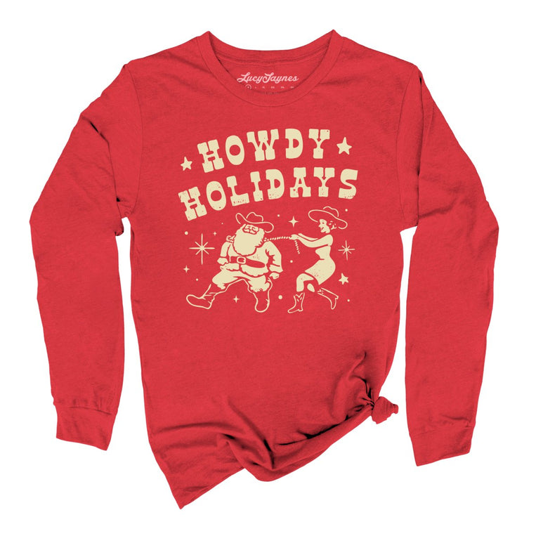 Howdy Holidays - Red - Front