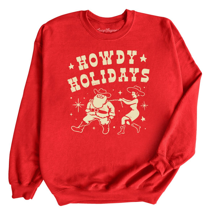 Howdy Holidays - Red - Full Front
