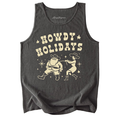 Howdy Holidays Comfort Colors Tank Top