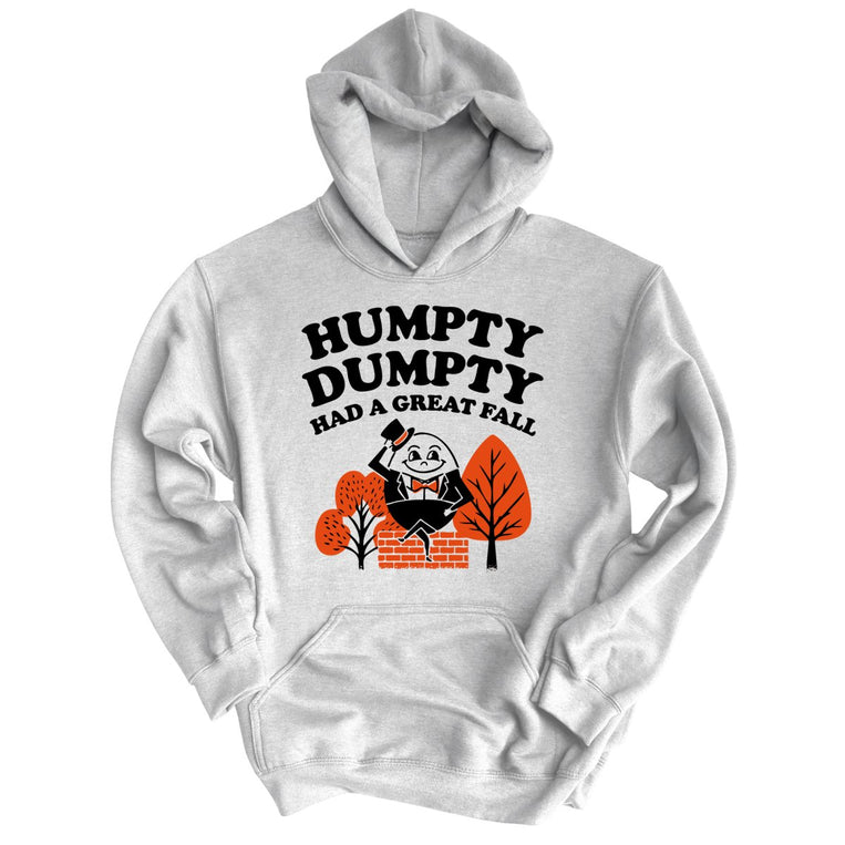 Humpty Dumpty Had A Great Fall - Grey Heather - Full Front