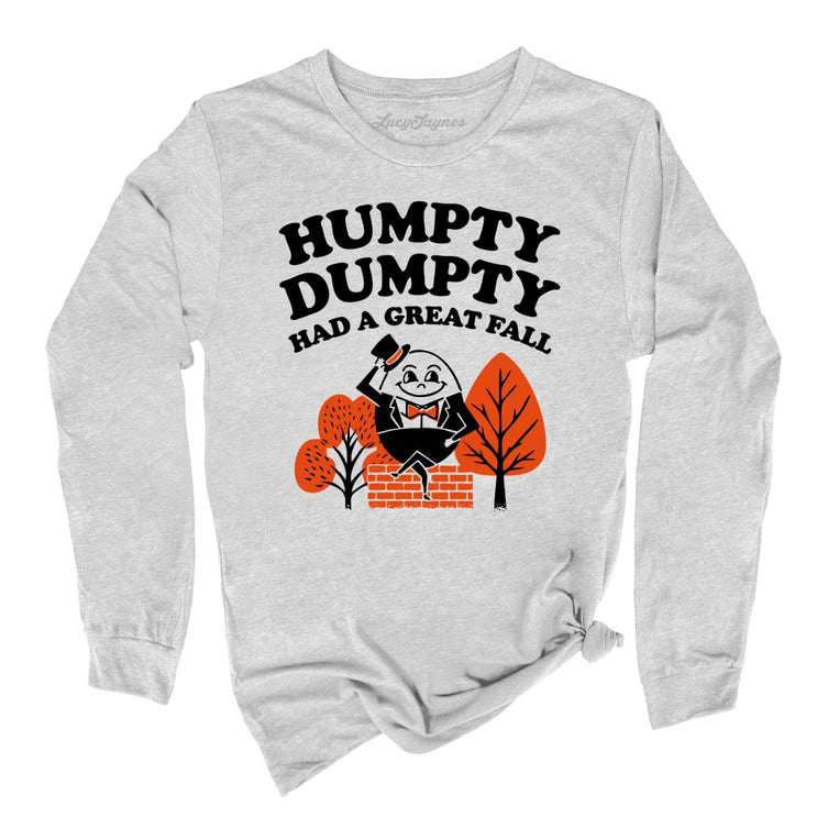 Humpty Dumpty Had A Great Fall - Athletic Heather - Full Front