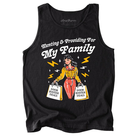 Hunting And Providing For My Family Comfort Colors Tank Top