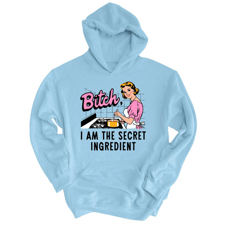 I Am The Secret Ingredient - Light Blue - Unisex Hoodie