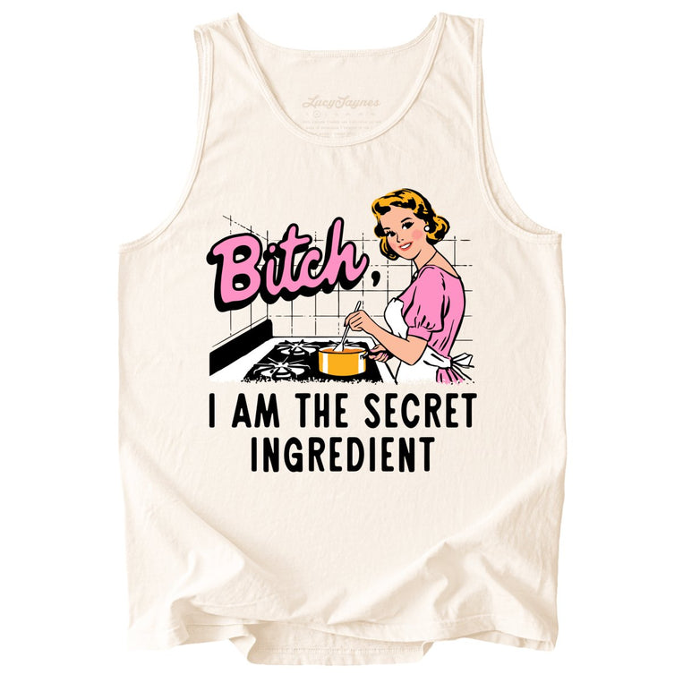 I Am The Secret Ingredient Comfort Colors Graphic Tank Top