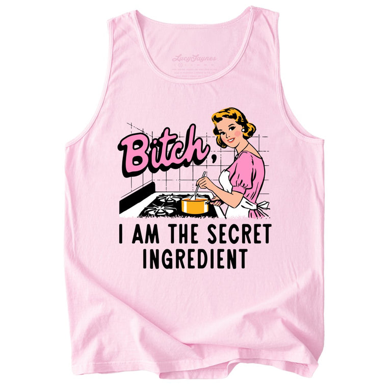 I Am The Secret Ingredient Comfort Colors Graphic Tank Top - Blossom
