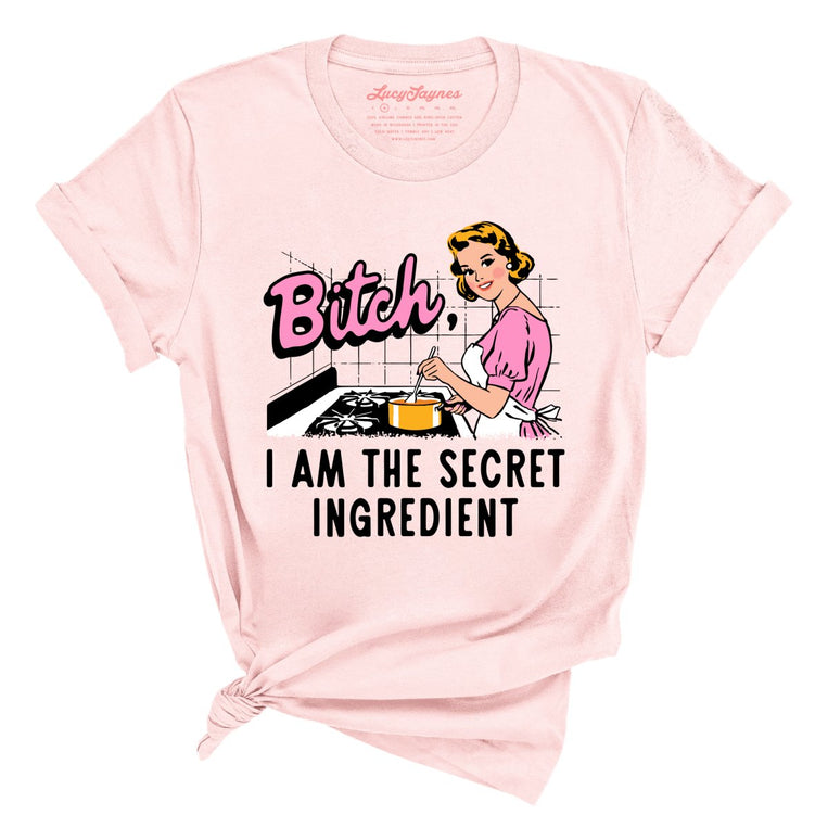 I Am The Secret Ingredient - Soft Pink - Unisex T-Shirt