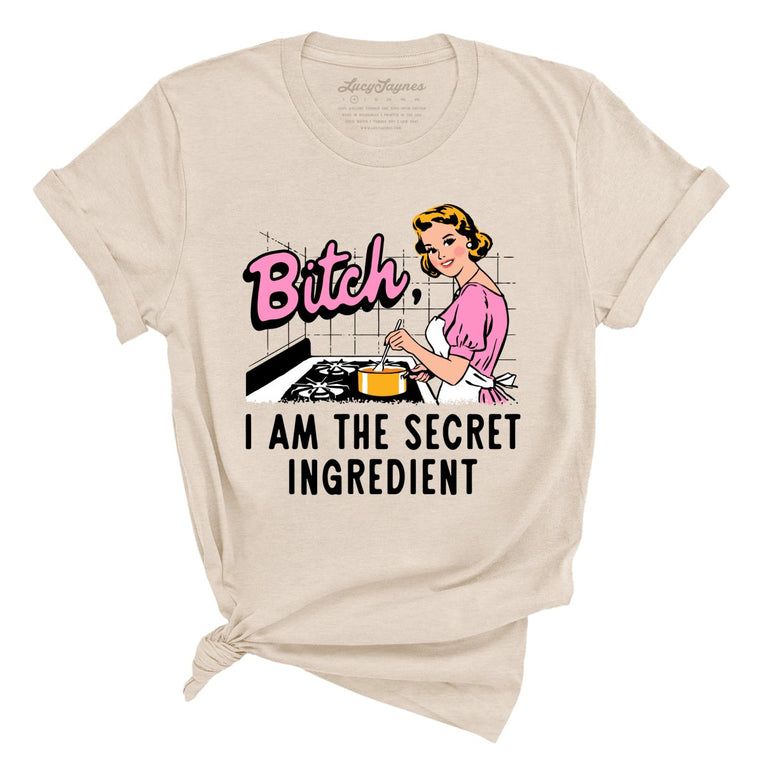 I Am The Secret Ingredient - Soft Cream - Unisex T-Shirt