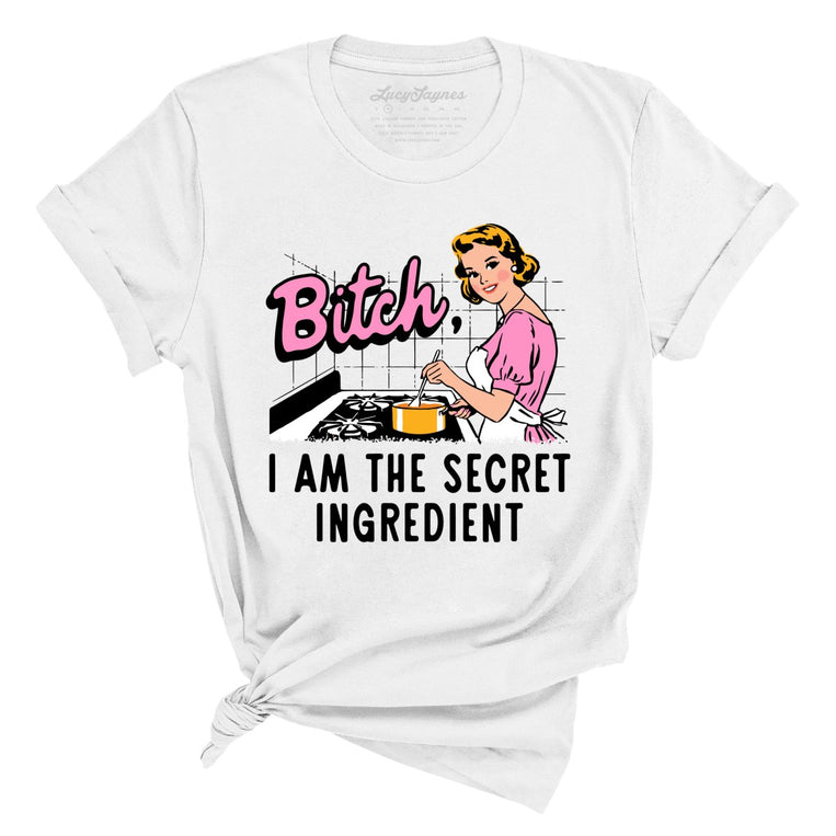 I Am The Secret Ingredient - White - Unisex T-Shirt